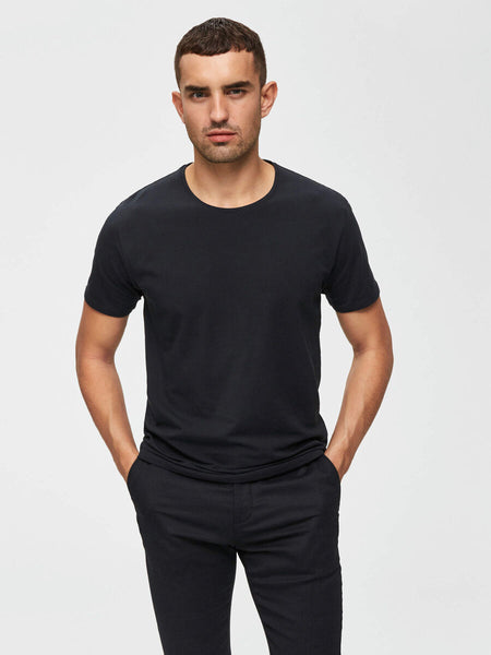 Aspen SS O-neck Tee Black