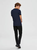 Aspen SS O-neck Tee Navy