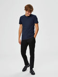 Aspen SS O-neck Tee Navy