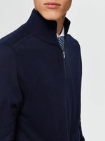 Berg Half Zip Navy Blazer Melange