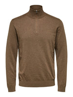 Berg Half Zip Teak Melange