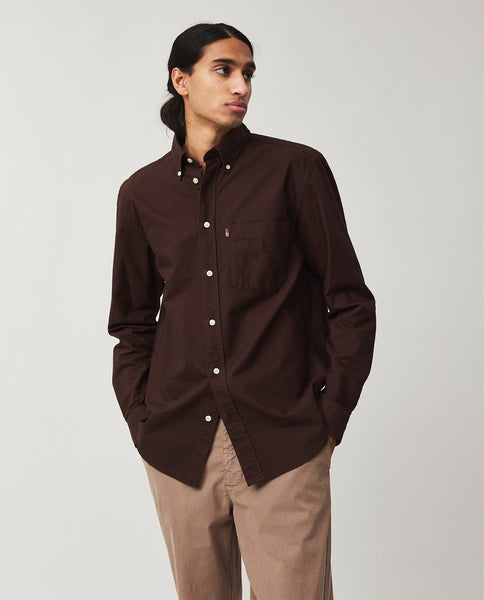 Casual Oxford BD Shirt Brown