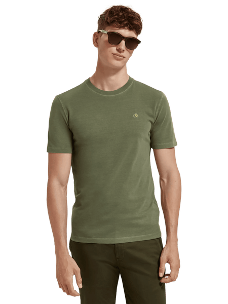 Regular Fit Garment Dyed Green
