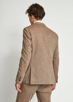 BS Pollino Linen Blazer Brown