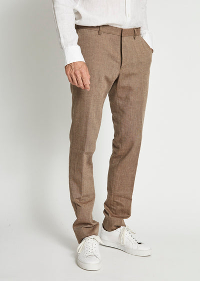 BS Pollino Linen Pants Brown