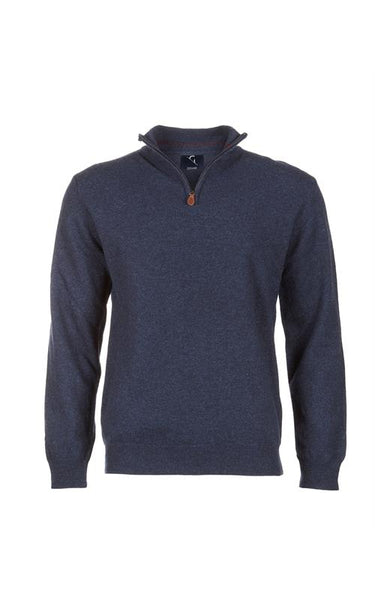 Stefano Half zip Navy