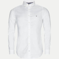 Core Stretch Slim Oxford Shirt White