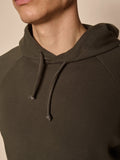 Abel Hood Sweat Dk Army Green