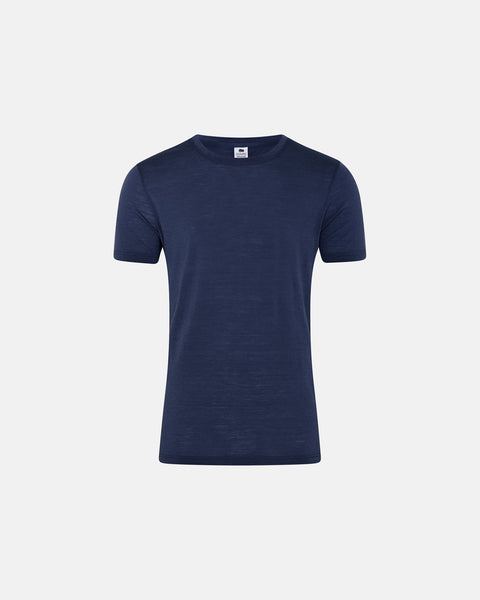 Dovre Wool Light T-Shirt Navy