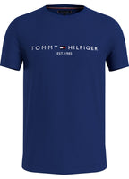 TOMMY LOGO TEE Bold Blue