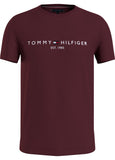 TOMMY LOGO TEE Rouge