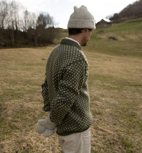 Nordsjø wool Sweater olive