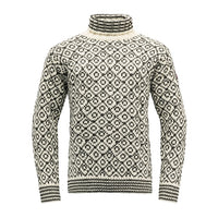 Svalbard sweater high neck offw-antr